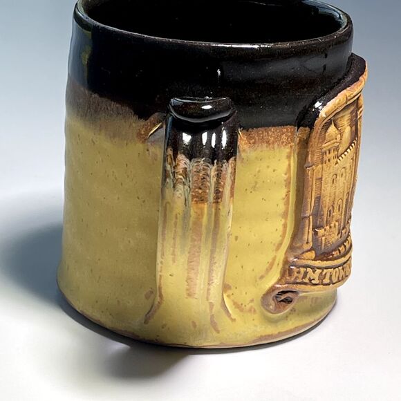 H.M. Tower of London 3D Etched Stoneware Pottery Coffee Tea Mug England Royal - Picture 4 of 8